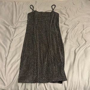 Forever 21 Glitter Black Dress